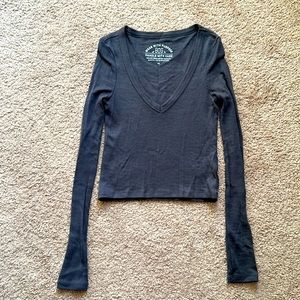 BDG Long Sleeve Crop Top